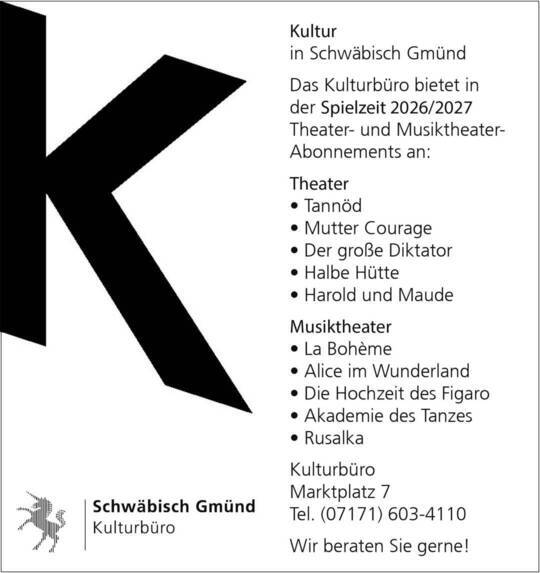 Kultur in Schwäbisch Gmünd