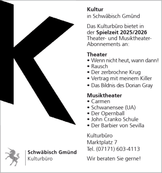 Kultur in Schwäbisch Gmünd