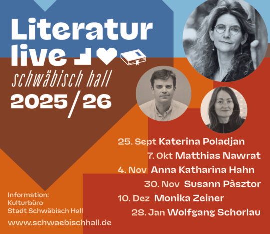 Literatur Live Schwäbisch Hall 2025/26